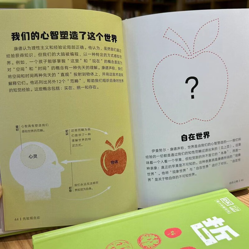 DK One Minute Science Philosophy Primary School Book List Book List Winter Vacation Book List Popular Science Enlightenment Independent Reading Extracurricular Readings Popular Science Encyclopedia 6-12 Years Old Little Mammoth Children's Book