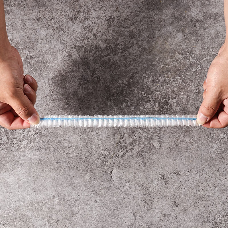 Baijie disposable cling film sleeves, 300 colored food-grade cling wraps, leftover elastic self-sealing cling bags