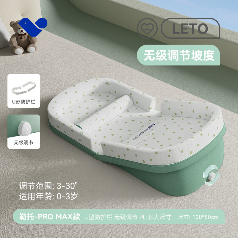 ABCMOKOO baby anti-vomiting slope pad, anti-choking milk pillow 0-3 years old newborn nursing pillow-PROMAX Promise model