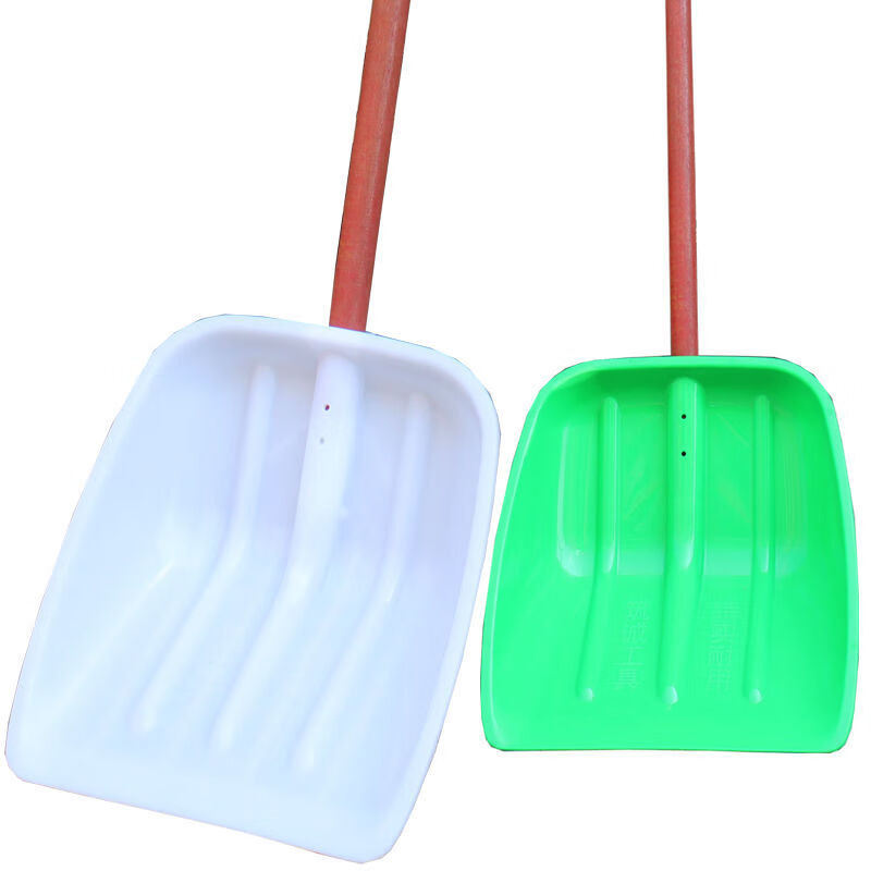 Plastic shovel, tempered plastic shovel, thickened plastic shovel head, snow shovel, rubber shovel, large wooden shovel, large agricultural shovel, No. 1 plastic snow shovel, random color