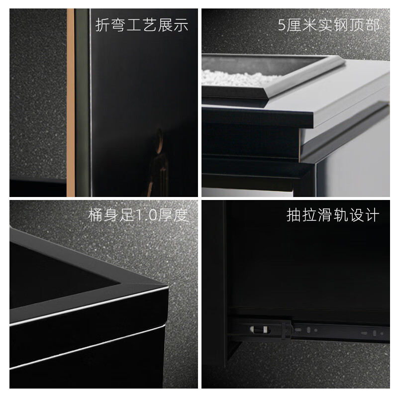 Maixiang Sanitation Hotel lobby light luxury customized stainless steel classified trash can shopping mall elevator entrance office building vertical peel box commercial with ashtray