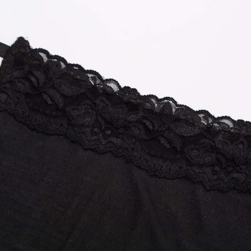 Jinsanta Underwear Women's One Piece Simple Bandeau Bra NZF4B491 Black 7100 One Size