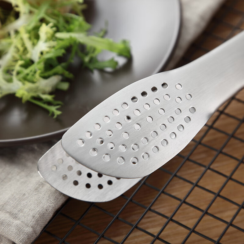 Onlycook 304 stainless steel multifunctional barbecue steak clip food bread clip extended and thickened anti-scalding clip