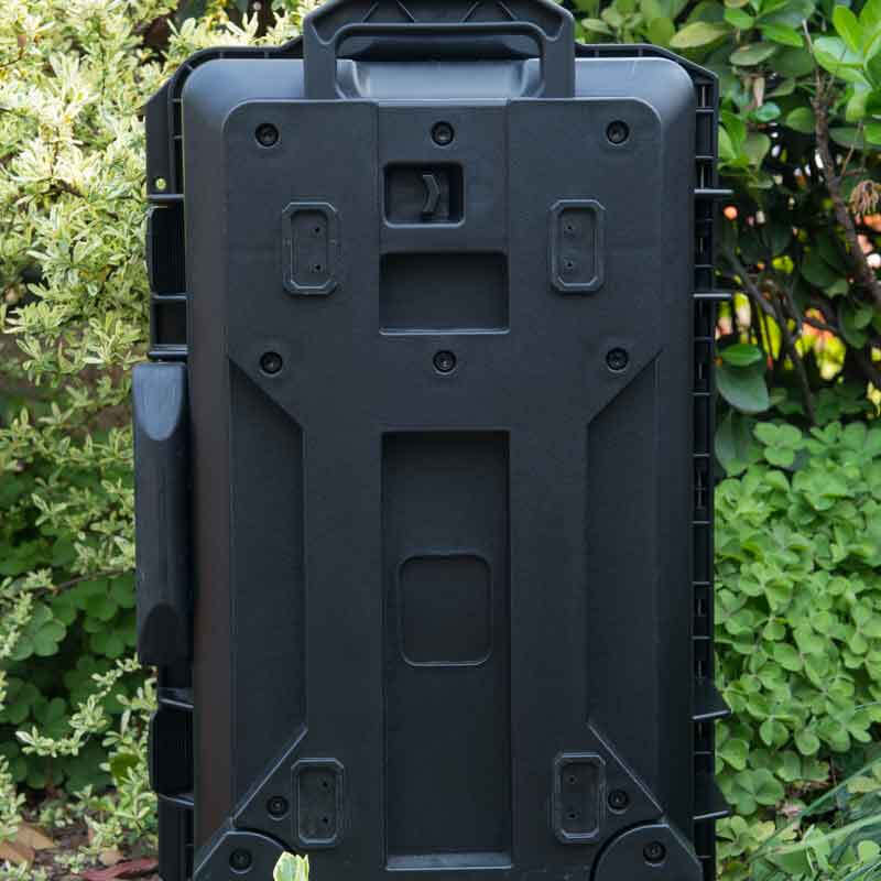 SMRITI heritage protective box black large trolley box thickened waterproof and dustproof multi-functional equipment tool box S6043 black empty box