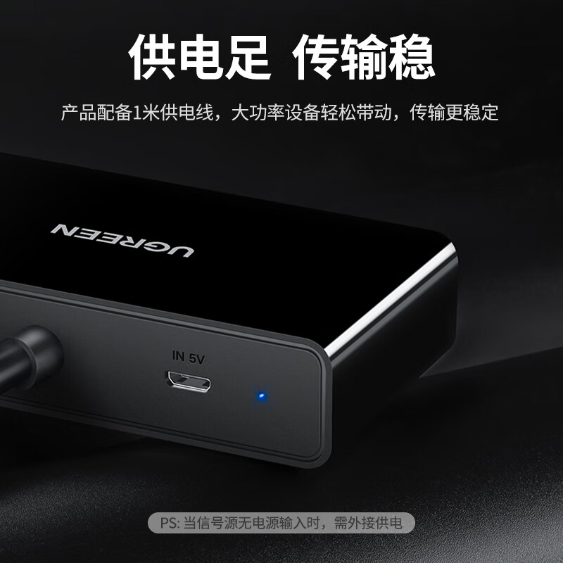 Greenlink VGA splitter 1/2 laptop computer desktop connected to monitor projector HD video converter 1 in 2 out same screen 1/2 screen splitter 40254