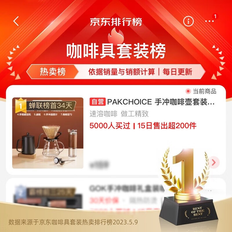 PAKCHOICE Hand-brewed coffee pot set Home hand-grinded coffee machine set Mid-Autumn Festival gift Recommended for beginners Basic 7-piece set