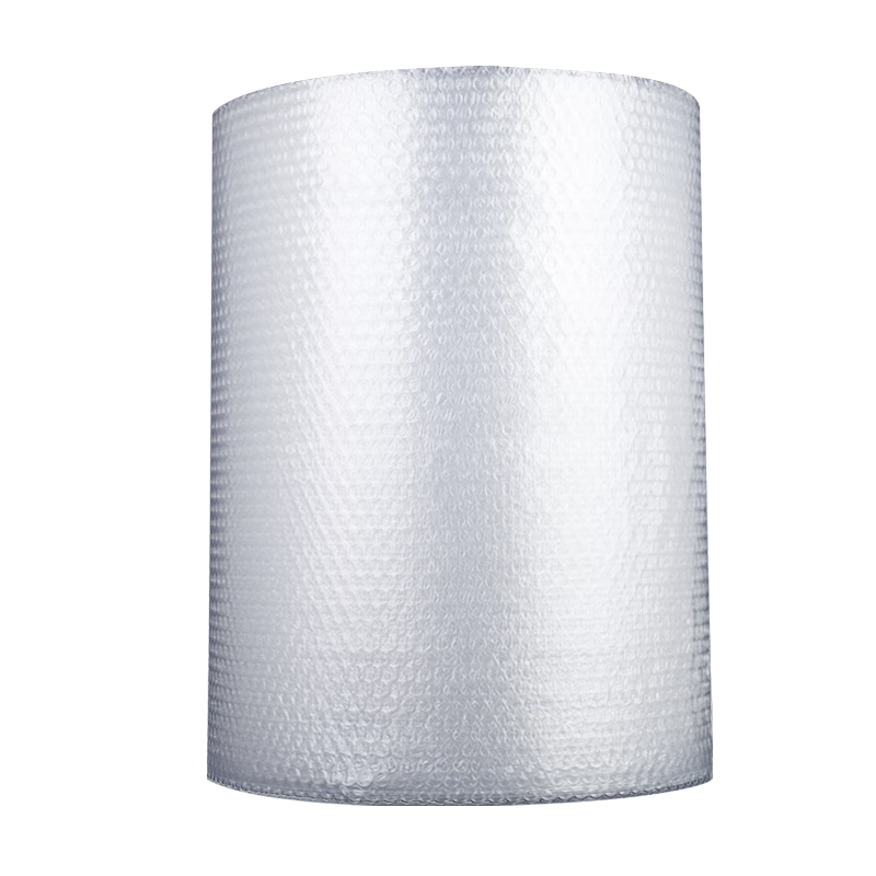 LINGS new transparent PE material bubble film 55CM*50M packaging foam bubble paper large roll plastic packaging film foam shock protection about 3.4 catties
