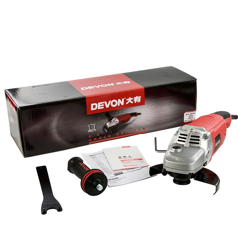 Dayou 2000W high-power strong load angle grinder 2810-2S handheld grinder cutting and polishing grinder 2810-2S dust-proof and waterproof shock-absorbing handle