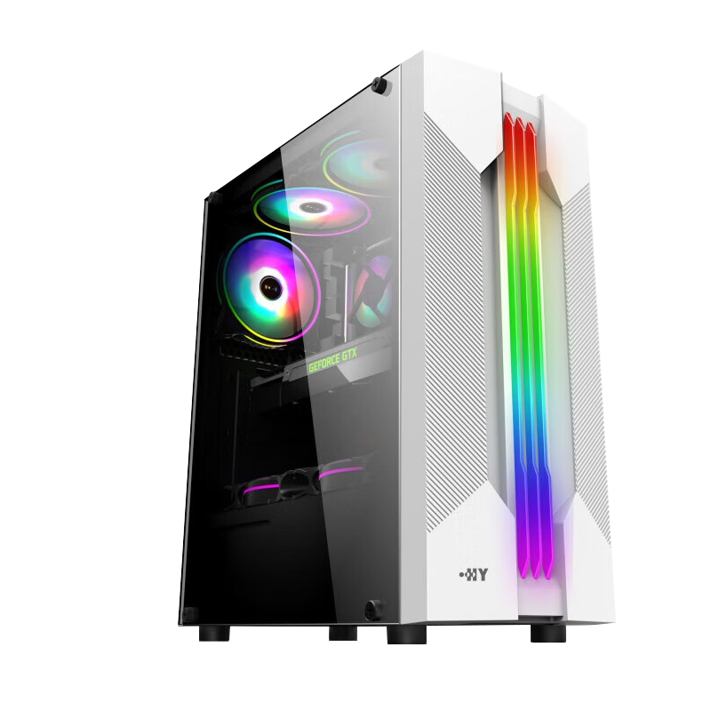 Intel i5/i7/i9 level independent display GTX1660TI live game e-sports chicken editing design rendering assembly computer host DIY complete set configuration one i5 4590 GTX750TI 2G