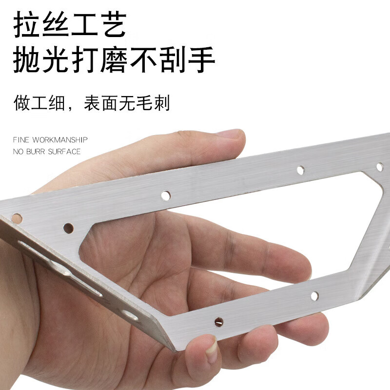 Jingluo corner code triangle bracket stainless steel thickened fixed corner bracket bracket connector angle iron multi-functional corner code extra large