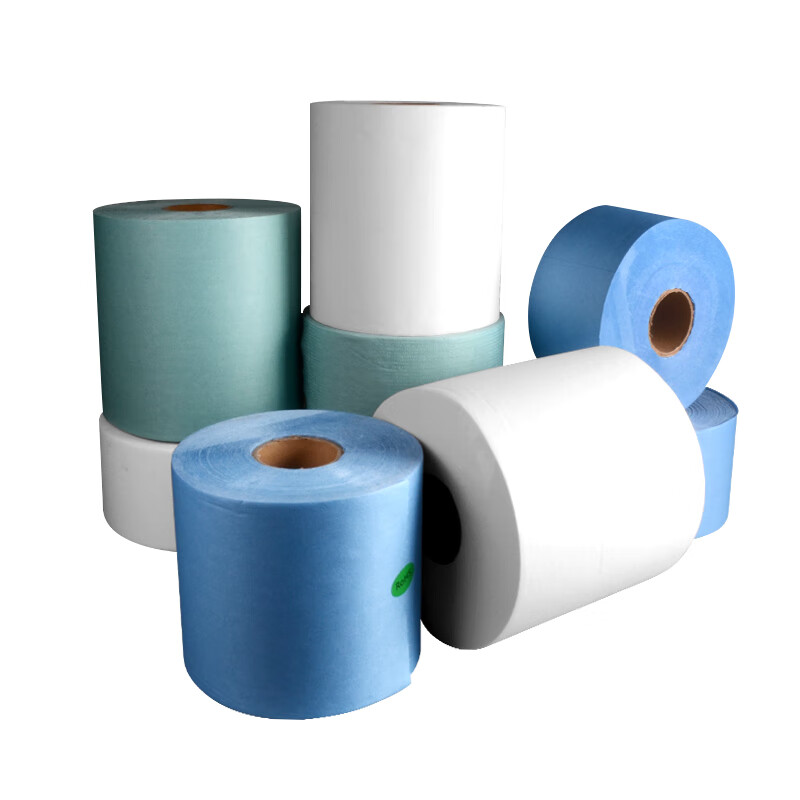 WK industrial wipe paper dust-free paper non-woven fabric oil-absorbent water-absorbent roll paper auto repair machinery maintenance factory laboratory oil wipe paper dust removal paper white 12.5*38cm