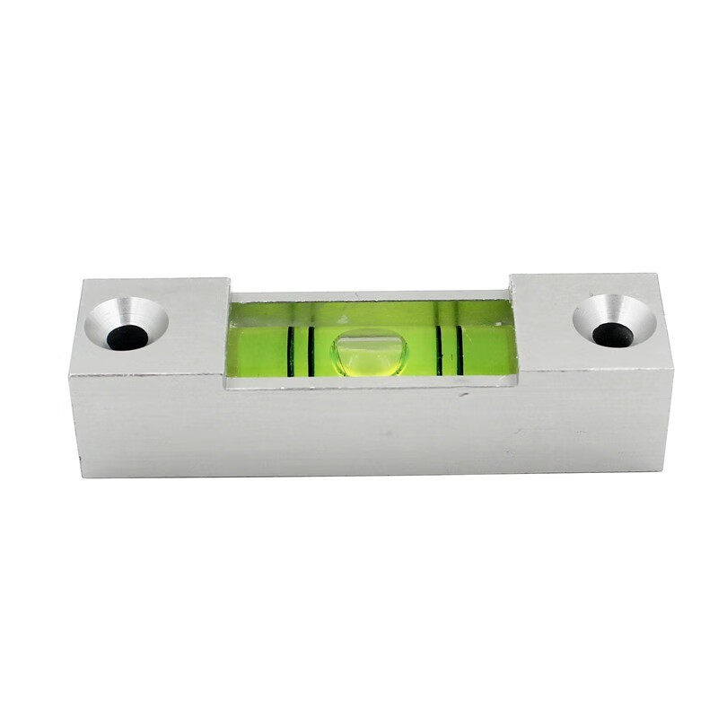 HACCURY high-precision horizontal bubble bead strip level mechanical strip level bubble level bubble level fan small black shell green water 0.10mm/m