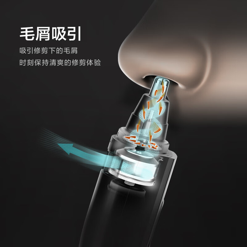 Panasonic Electric Nose Hair Trimmer PGN70 Men's Nose Hair Trimmer Portable Trim Eyebrow and Ear Hair and Beard Artifact Full Body Washable Birthday Gift for Men and Women during Holidays