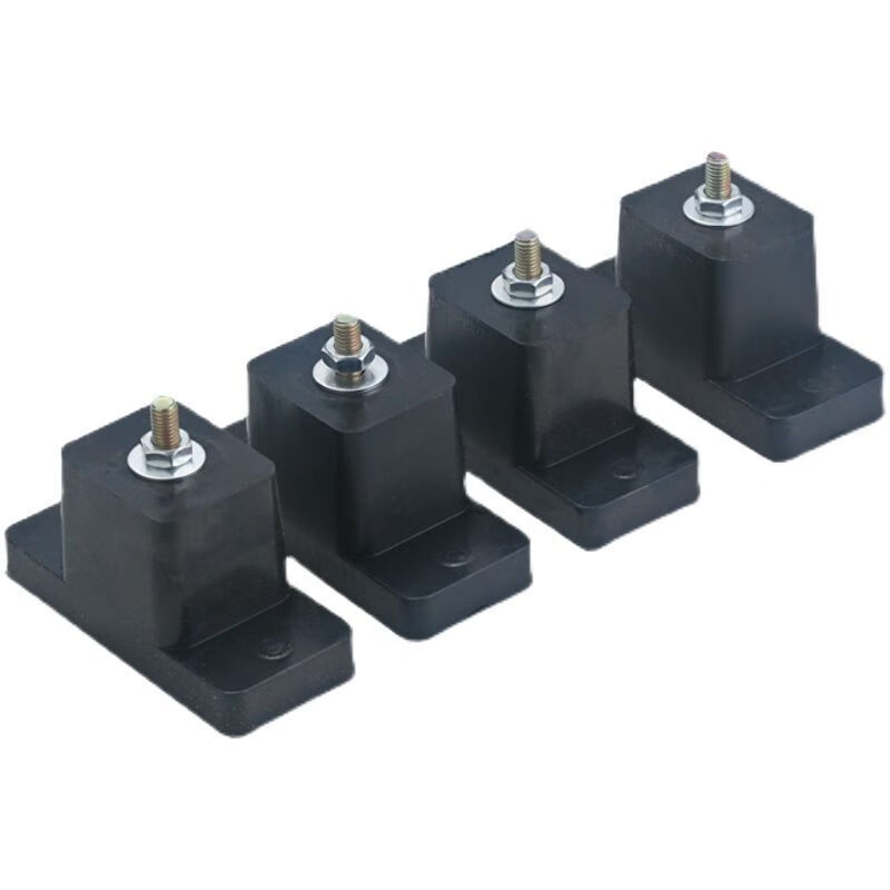 An Junsheng air conditioner outdoor unit universal shock-absorbing pad noise reduction buffer sound insulation rubber shock-proof foot pad increased thickening bracket bracket air conditioning shock-absorbing pad (set) (height 5.8cm