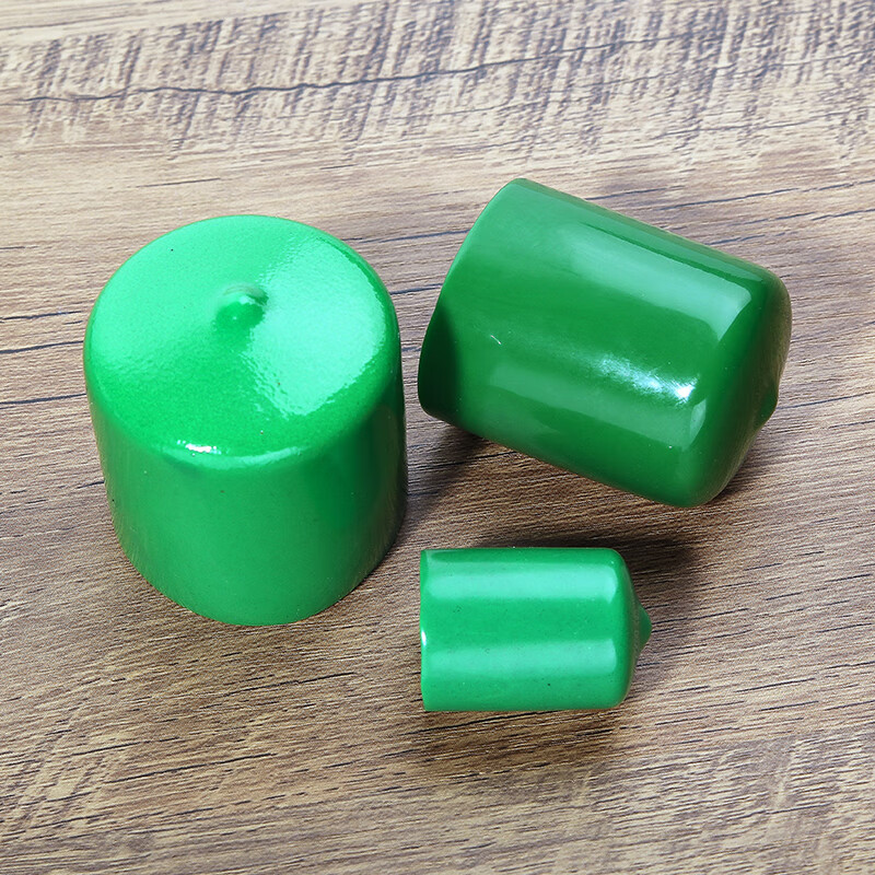 Thousands of pieces of light rubber protective cover wire cover round tube protective cap steel bar cover thread protection transparent white protective cover silicone hook cover PVC screw rod fiber optic cable insulation plastic plug sealing material piece inner diameter 17x25mm 20 pieces transparent