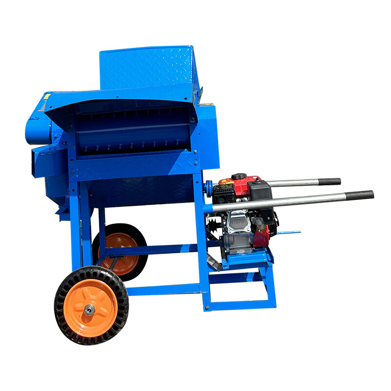 Screwman 2024 new rapeseed double-drum threshing machine household multi-functional lightweight threshing machine agricultural threshing machine motor-free 60 multi-function threshing machine with 2 wrenches