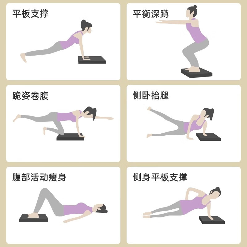 PEPEBEAR Abdominal Wheel Special Pad Abdominal Wheel Mat Yoga Men's Fitness Kneeling Pad Training Exercise Abdominal Building Thickening Black Black 44cm*30cm*20mm Beginner