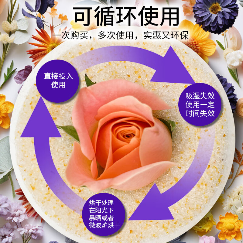 MISFIT flower desiccant 500g dried flowers silica gel powder to make immortal flowers moisture-proof reusable desiccant flowers