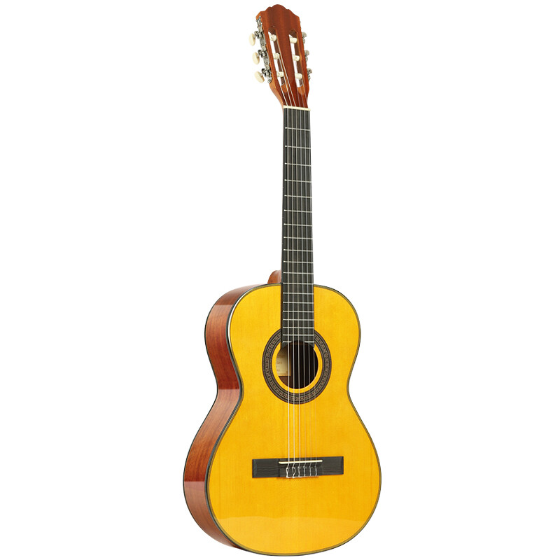 Minsine Classical Guitar 36-inch Small Guitar Beginner Grade Exam Practice Classic Bright Orange