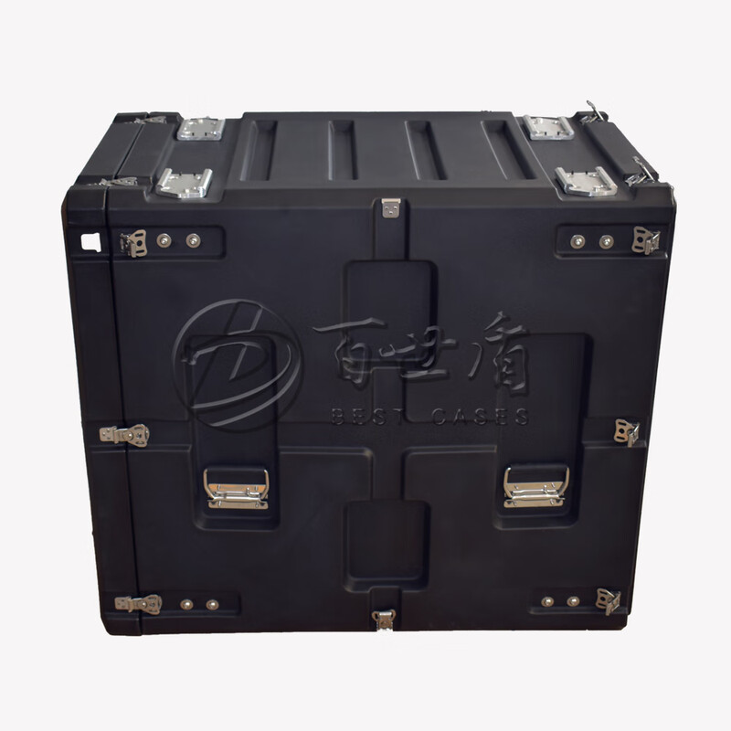Best Shield rotomolding box 16U shock-absorbing rack box air transport box audio and video equipment mobile cabinet box safety three-proof box