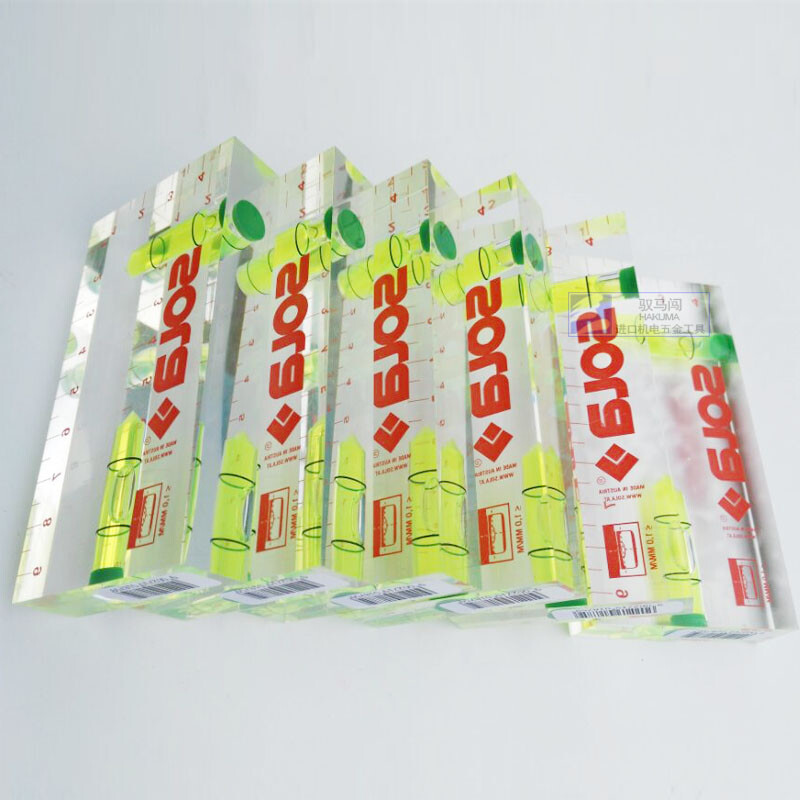 SOLa Austrian original imported mini level acrylic glue level mechanical installation high-precision measuring ruler mini level (R102G)