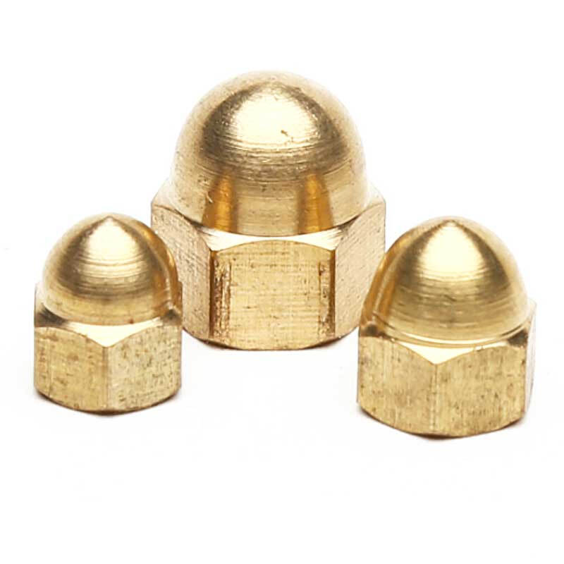 JINGGONG JINGGONG Copper cap nut Brass decorative nut Copper cap nut Decorative cap 20% off M14 1 piece