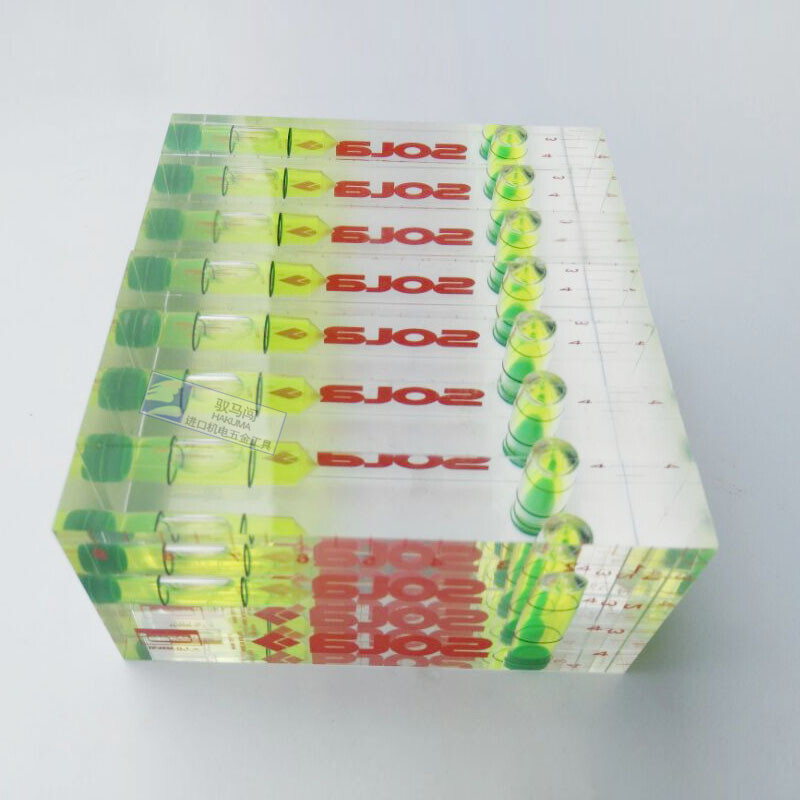 SOLa Austrian original imported mini level acrylic glue level mechanical installation high-precision measuring ruler mini level (R102G)