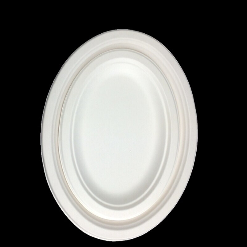 Yingrong disposable paper plate kindergarten handmade DIY painting plate cake dinner plate paper plate 5-6-7-8 inch thickened white 7 inch 50 pieces per pack