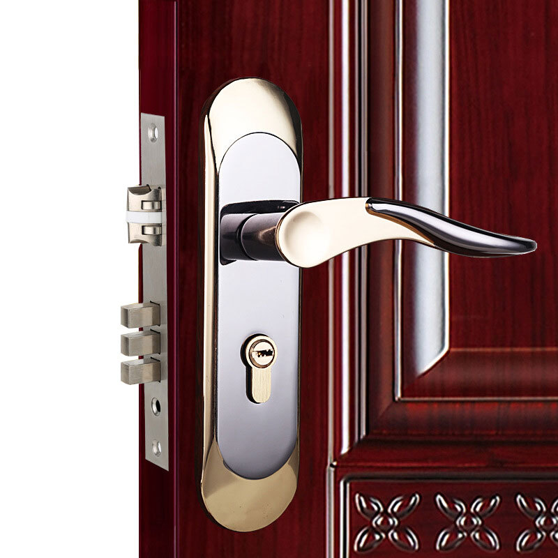 left and right general european stainless steel interior door locks bedroom door handle wooden door lock - Bedroom Door Lock left and right general european stainless steel interior door locks bedroom door handle wooden door lock - Bedroom Door Lock
