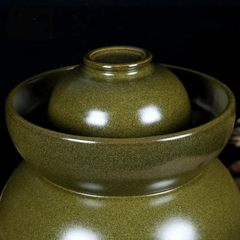 Midelei Jingdezhen Large 10203050 Jin Ceramic Pickle Jar Pickled Vegetable Jar Pickle Jar Meat Jar 20 Jin