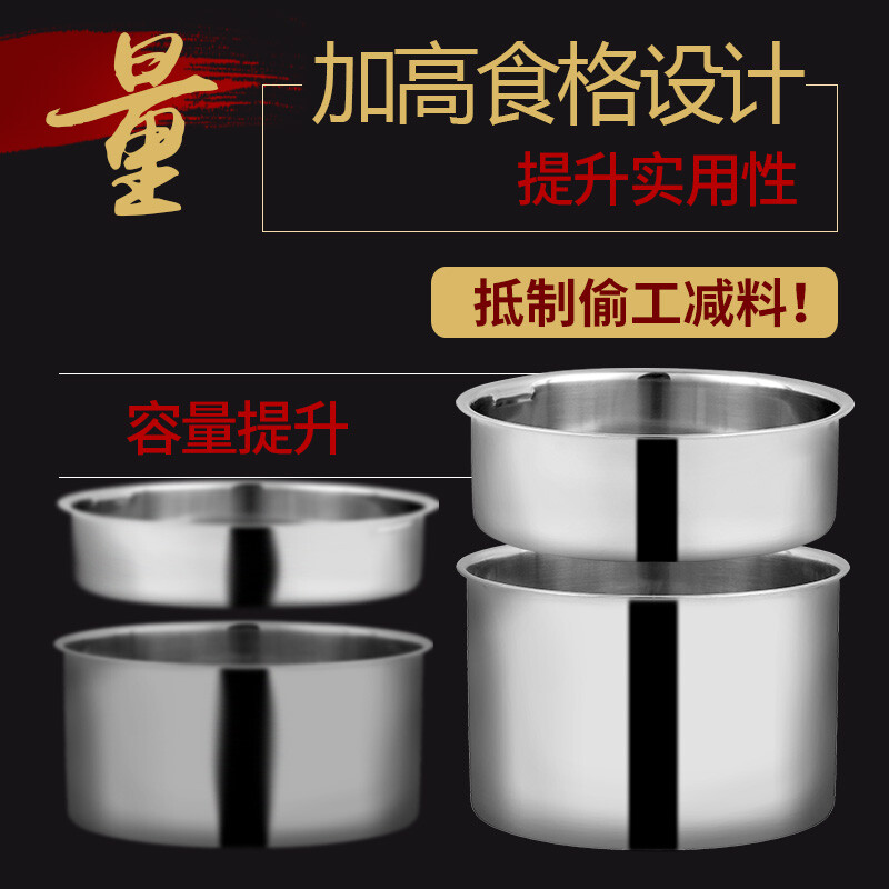 Golden Key 304 Insulated Pot 2L Straight Anti-Spill Vacuum Stainless Steel Lunch Box Insulated Bucket GK-R2000T