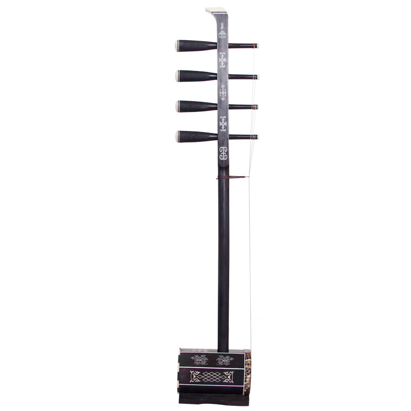 Fanchao Brand Black Sandalwood Material Handmade Mongolian Performance Beginner Alto Sihu String Instrument YH020-8 Bone Carving Craft Alto Sihu