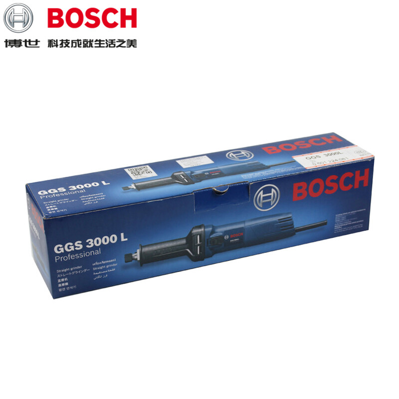 Bosch (BOSCH) straight grinder GGS3000L grinder electric grinder electric grinder handheld metal trimmer GGS3000L standard delivery grinder