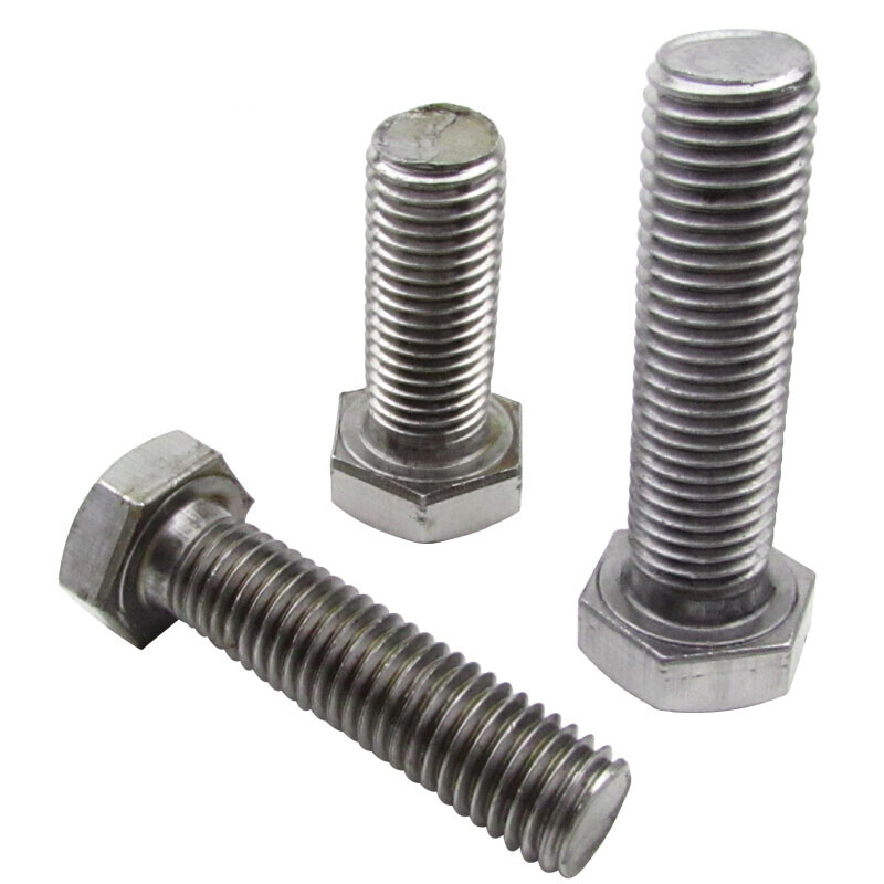 Jishuo M6/8/10/12/14/16/18/20 GB30 national standard 4.8 grade natural color external hexagonal bolt natural screw M20*60 1 piece