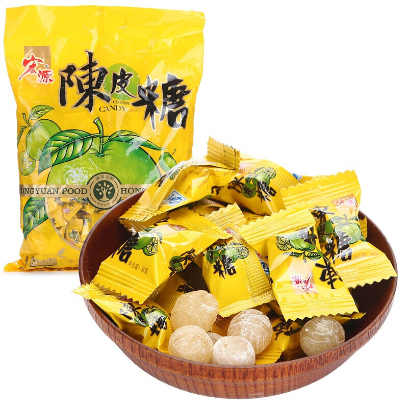 Hongyuan Chenpi Sugar 888g Wedding Candy Whole Bag Of Zero Hongyuan Chenpi Sugar 888g Wedding Candy Whole Bag Of Zero Casual Nostalgic Snack Food