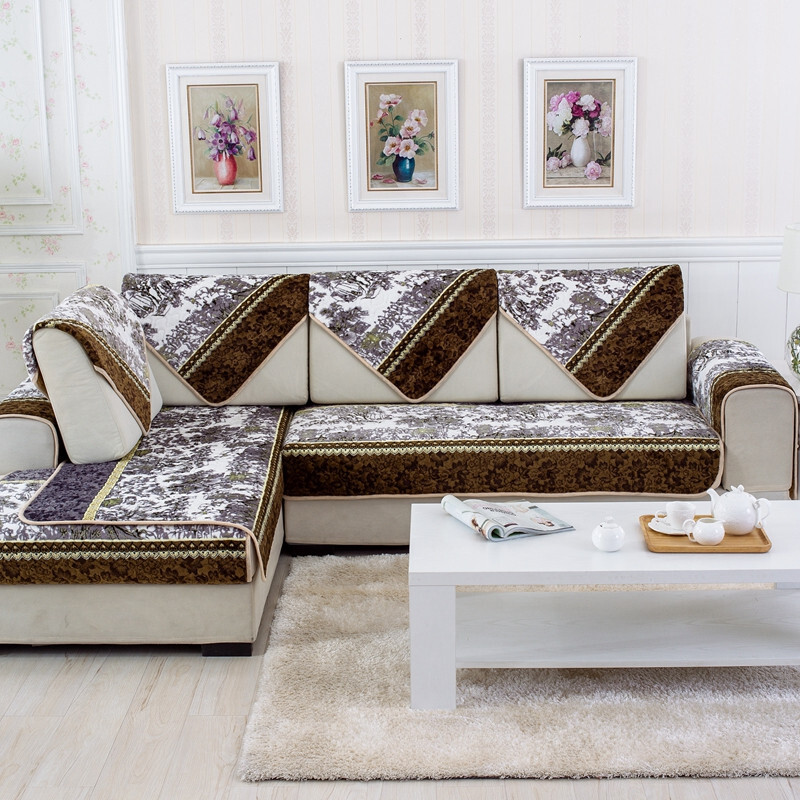 Clearance Crazy Love Sofa Cushion Set Chaise Living Room Clearance Crazy Love Sofa Cushion Set Chaise Living Room Combination Cover Nine Sets Of Fabric Three Piece Towel European Four Seasons