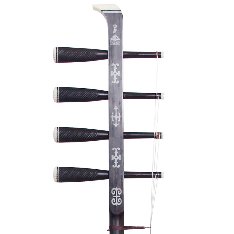 Fanchao Brand Black Sandalwood Material Handmade Mongolian Performance Beginner Alto Sihu String Instrument YH020-8 Bone Carving Craft Alto Sihu