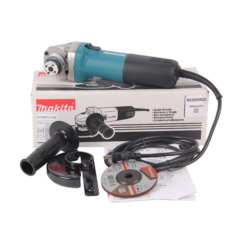 Makita angle grinder 100mm handheld grinder for polishing, waxing and cutting ceramic tiles 9556HN power tool original tool 9556HNG upgraded gear reinforced type