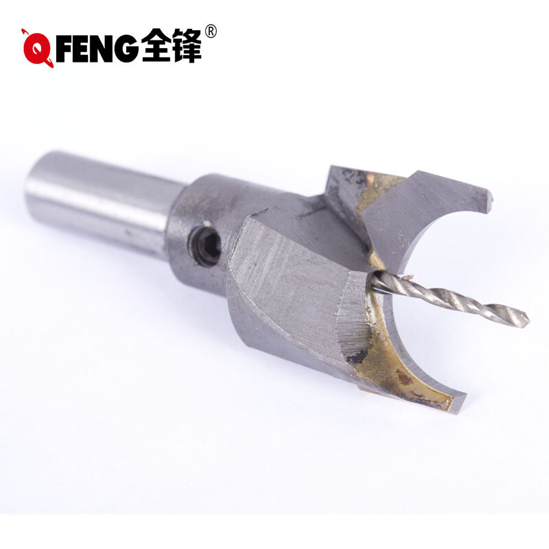 Quanfeng Carbide Bead Knife Processing Small Hole Round Beads Wooden Bead Bracelet Tool Buddhist Pagoda Drill Bit Hole Opener God Bead Knife 15mm*1.5mm Drill Center