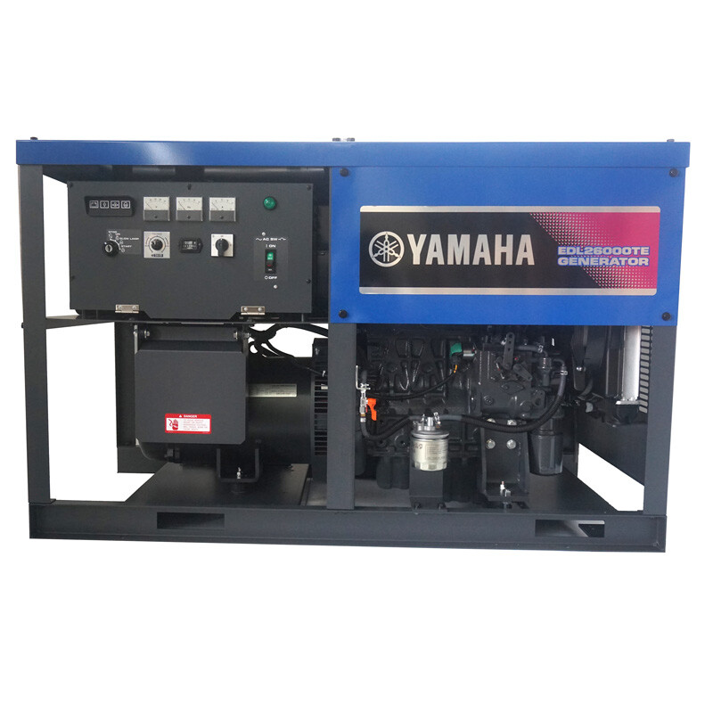 Yamaha (YAMAHA) original imported Yamaha diesel generator EDL26000TE electric three-phase four-cylinder, rated 21.0KVA standard configuration