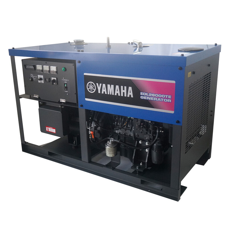 Yamaha (YAMAHA) original imported Yamaha diesel generator EDL26000TE electric three-phase four-cylinder, rated 21.0KVA standard configuration