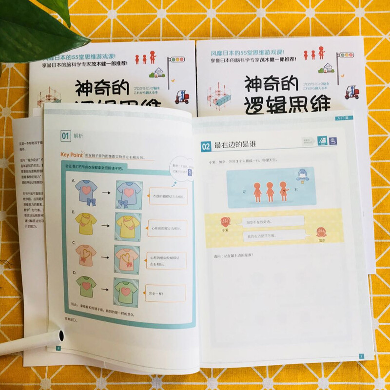 Magical logical thinking game book. Summer homework to improve children's logical thinking training for children aged 5-13. Summer vacation transition from primary school to junior high school. Summer vacation transition from primary school to junior high school.