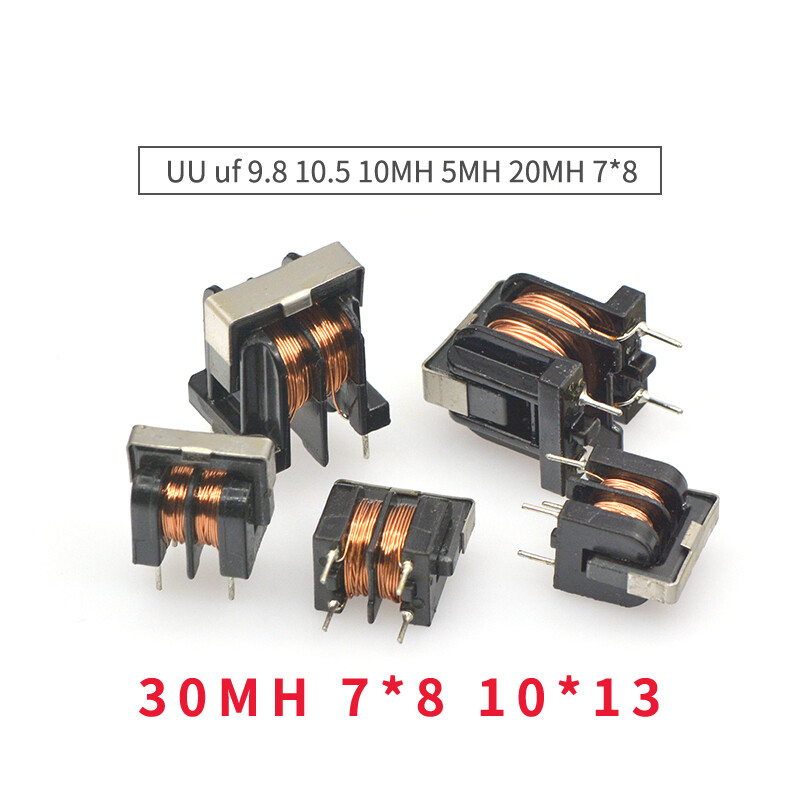 TaoTimeClub common mode inductor filter UU 9.8 10.5 10MH 5MH 20MH 30MH UU10.5 0.37MM 30MH 2 pcs