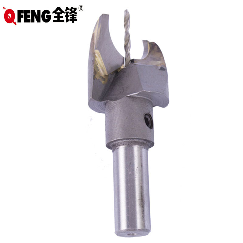 Quanfeng Carbide Bead Knife Processing Small Hole Round Beads Wooden Bead Bracelet Tool Buddhist Pagoda Drill Bit Hole Opener God Bead Knife 15mm*1.5mm Drill Center