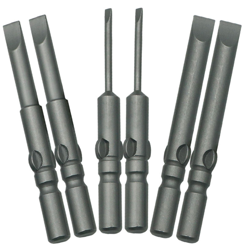 Yubilong electric bit, one-word electric screwdriver bit, screwdriver bit, electric bit with magnetic 5mm 6mm 5*60mm long*2.5 one-word (single)