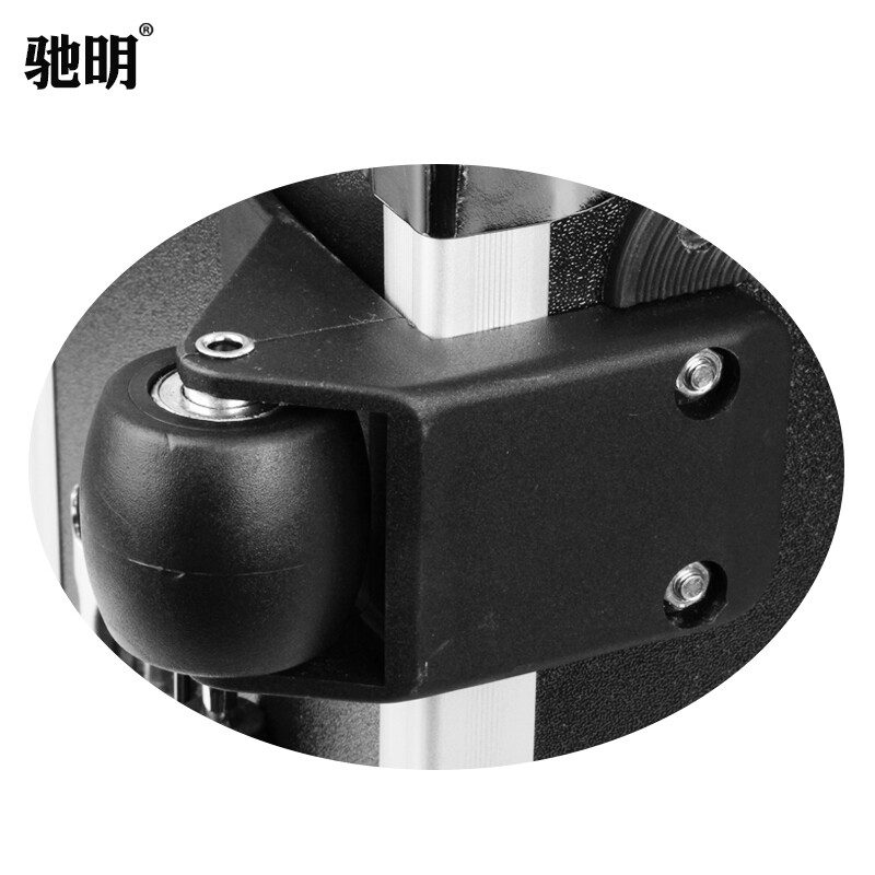 Chiming push-pull mobile trolley box, aluminum alloy box, instrument storage box, trolley-type home custom tool box, electrician repair hardware installation box, multi-functional transport box 031 black trolley empty box with partition