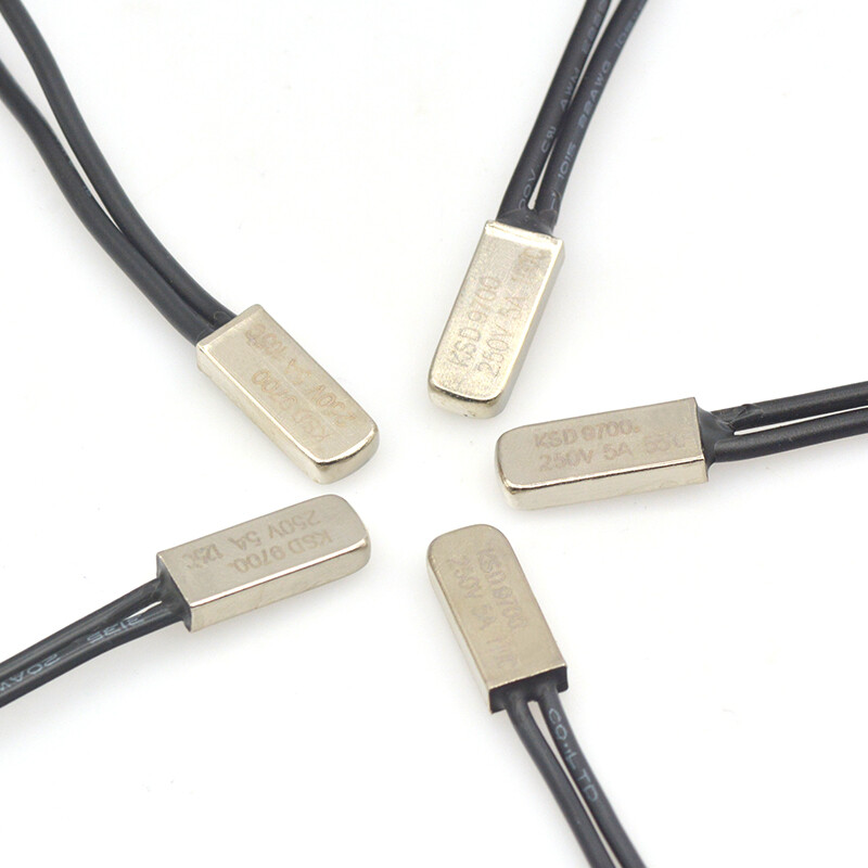 TaoTimeClub KSD9700 temperature control switch temperature switch thermal protector 5A metal normally open and normally closed 15 25 degrees ~ 155 degrees 5A metal normally closed 50 degrees