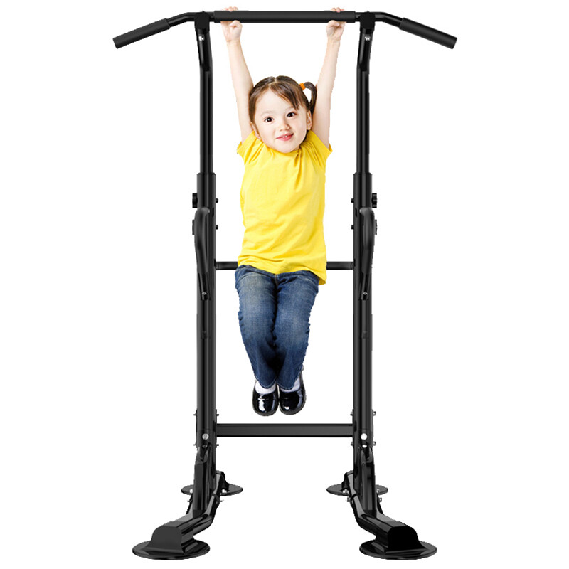 ZHENG XIN horizontal bar pull-up device home sports fitness training equipment indoor single and parallel bars adult adjustable horizontal bar 4001D-black