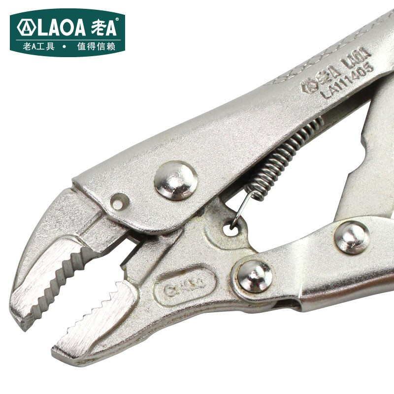 LAOA (LAOA) chromium-molybdenum alloy steel powerful pliers fixed pliers powerful adjustable wrench valve pliers pipe pliers 10 inches (opening 60mm) LA111410