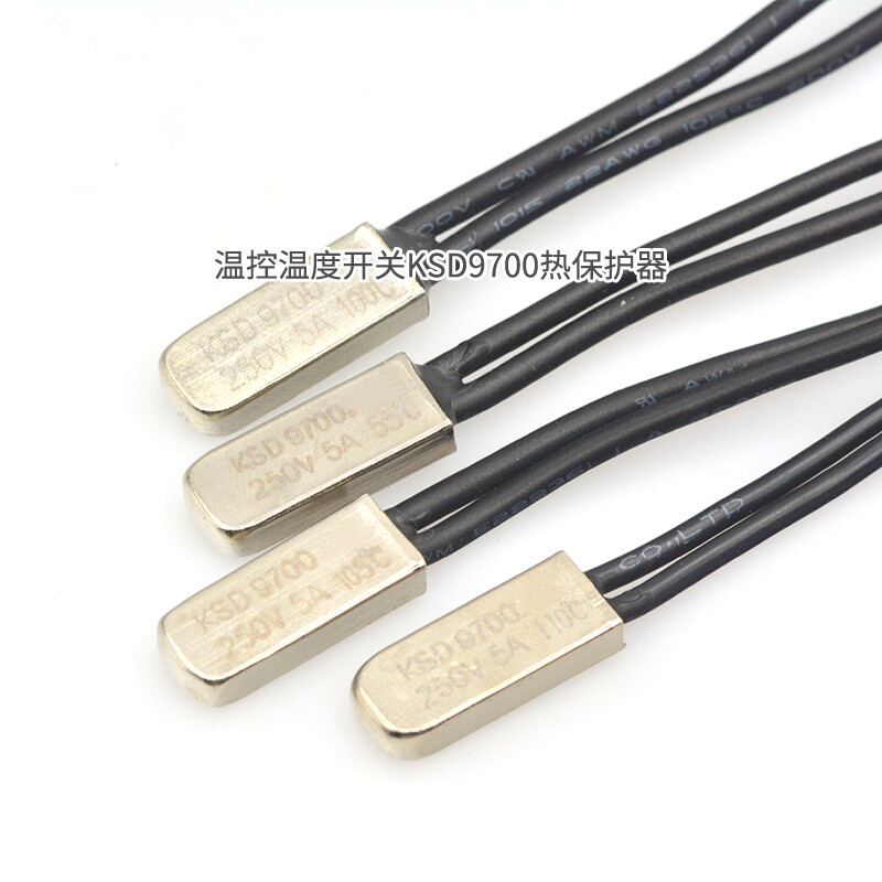 TaoTimeClub KSD9700 temperature control switch temperature switch thermal protector 5A metal normally open and normally closed 15 25 degrees ~ 155 degrees 5A metal normally closed 125 degrees